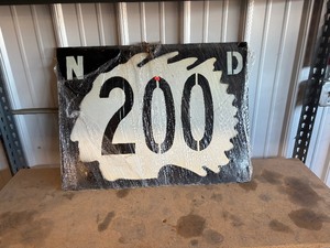 lot 38 image: Metal Sign   ND 200