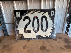lot 39 image: Metal Sign   ND 200