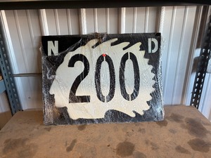lot 40 image: Metal Sign   ND 200