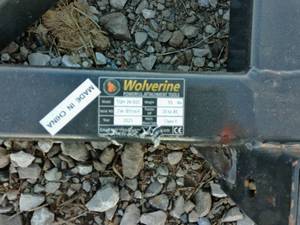 lot 59 image: Wolverine&nbspClass 2 Quick Hitch