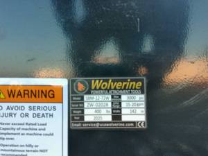 lot 65 image: Wolverine&nbspSkid Steer Sickle Bar Mower