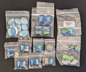 lot 52 image: Assorted Blue and Green Swarovski Crystal Jewels Collection