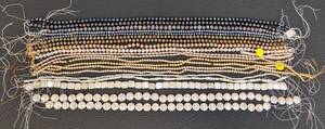 lot 53 image: Collection of 20 Cultured Pearl Strands - Mixed Shapes and Colors