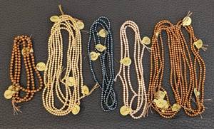 lot 60 image: Collection of 23 Cultured Pearl Strands in Various Colors