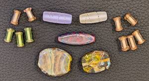 lot 62 image: Assorted Art Glass Beads and Pendants Collection