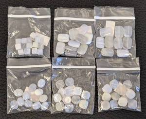 lot 67 image: Collection of 6 Packs Calcite Stone Beads in Assorted Shapes