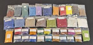 lot 73 image: Lot of 40 Packs Assorted Seed Beads for Jewelry Making