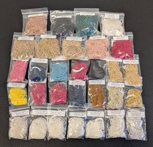 lot 95 image: Lot of 30 Christie Marie Glass Bead Strand Packs Assorted Colors