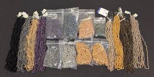 lot 120 image: Preciosa Bow Tie Beads - 22 Packs in Assorted Colors for Jewelry Making