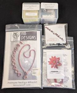 lot 129 image: Beaded Jewelry Kits Lot of 5