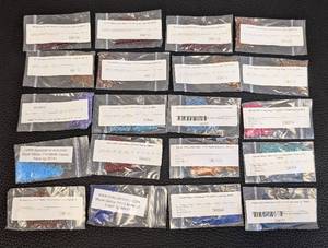 lot 135 image: Miyuki Delica Seed Bead 110 5g DB105 - 12-Pack Assorted Colors