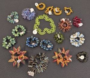 lot 161 image: Czech Glass Dagger Bead Strands - Lot of 19