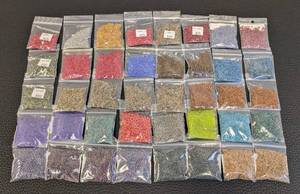 lot 163 image: Seed Beads Assorted Colors - 40 Packs for Jewelry & Craft Projects