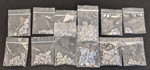 lot 186 image: Crystal Beads - Assorted Drilled & Loose Crystals (12 Packs)