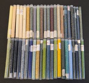 lot 208 image: Studio Beads Seed Beads Assorted Colors - 44 Tubes, 150