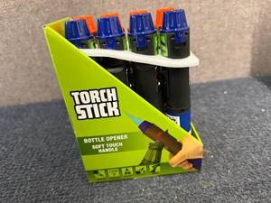 lot 70 image: 8 Torch Sticks With Bottle Opener