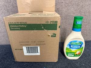 lot 145 image: 6 Bottles Of Hidden Valley Ranch Dressing