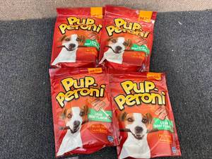 lot 147 image: 4 Bags of Pupperoni Dog Treats