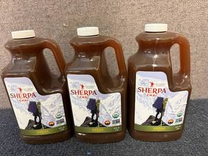 lot 196 image: 3 Jugs Of Sherpa Chai Decaf Concentrate