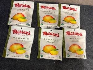 lot 216 image: 6 Bags Of Mariani Freeze Dried Mangos