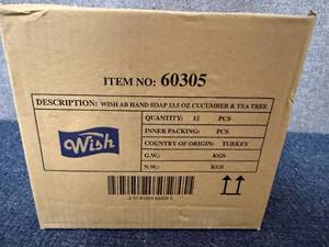 lot 92 image: 12ct of Cucumber Scented Soap