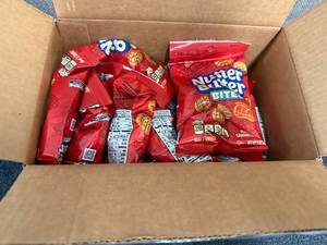lot 162 image: Box of Nutter Butter Snacks