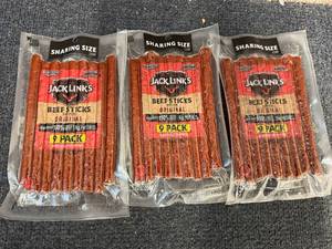 3 Jack Links Packs