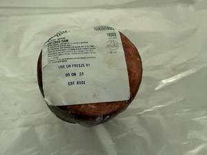 lot 180 image: B. lbs Spring Time Hickory Smoked Uncured Ham