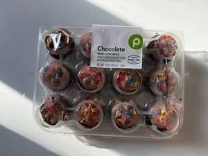lot 234 image: UP. 6x 12ct Frozen Chocolate Mini Cupcakes-Best By 12232025