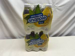 lot 164 image: 2x 6pack Zero Sugar Snapple -Lemon Tea