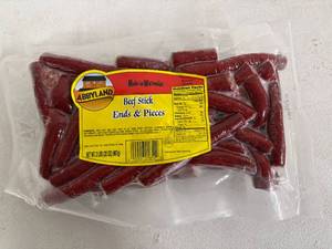 lot 256 image: K. 2lbs Abbyland Beef Stick Ends & Pieces-Frozen