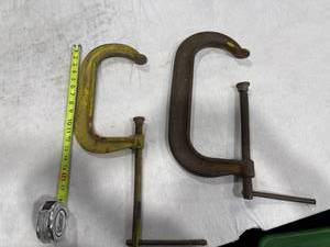 lot 1310 image: Forged Steel C-Clamps