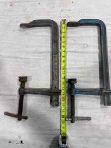 lot 1311 image: Pair of Metal C-Clamps