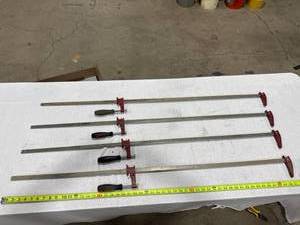 lot 1312 image: Lot of 4 Bar Clamps