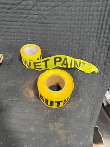 lot 1324 image: Yellow Caution Tape Rolls