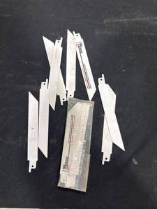 lot 1367 image: Morse Reciprocating Saw Blades