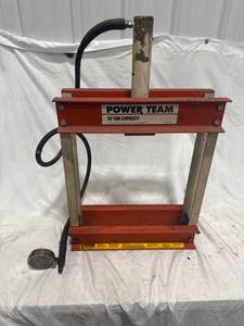lot 1475 image: Power Team 10-Ton Hydraulic Press