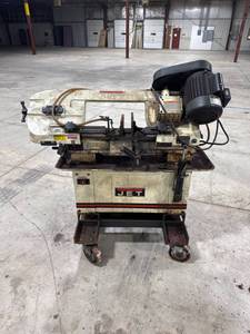 lot 1488 image: JET HorizontalVertical Bandsaw