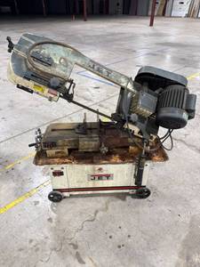 lot 1489 image: JET HorizontalVertical Bandsaw
