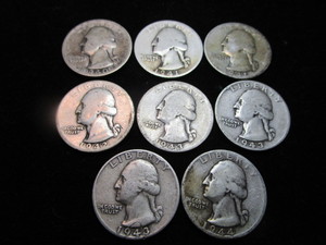 lot 18 image: Washington Quarters 1940-1944