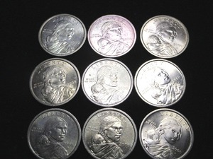 lot 61 image: Sacagawea $1 Coins