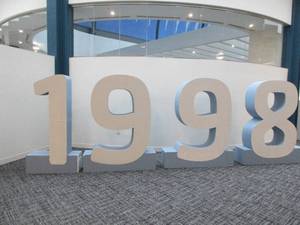 lot 701 image: 1998 FREESTANDING NUMBERS