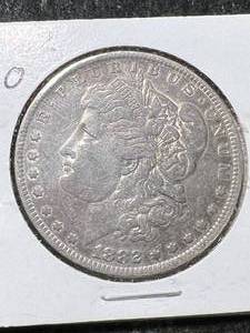 lot 58 image: 1882-O US MORGAN SILVER DOLLAR