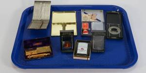 lot 21 image: Vintage Lighter  Cases Flashlight Lot