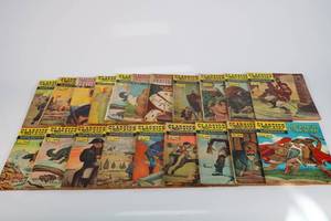 lot 39 image: Classics Illustrated Comic Book Lot of 20