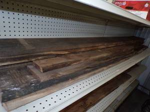lot 18 image: Assorted Black Walnut Rought Cut Lumber