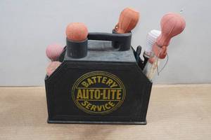 lot 45 image: Vintage Auto-Lite Battery Service Kit