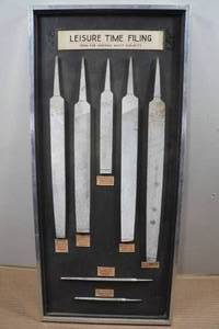 lot 70 image: Novelty Framed Files Leisure Time Filing