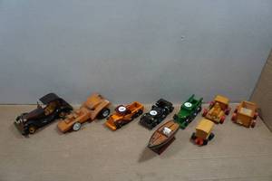 lot 130 image: Wooden Model Cars