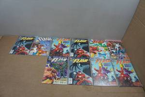 lot 186 image: 10 1990s DC Flash Comic Books